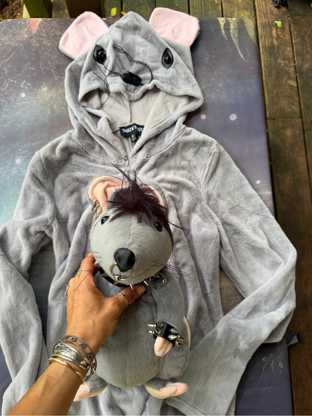 Dolls Kill Rat Costume & Backpack Bundle